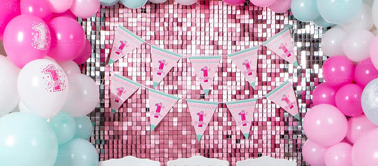 First Birthday Stars Girl Party Set