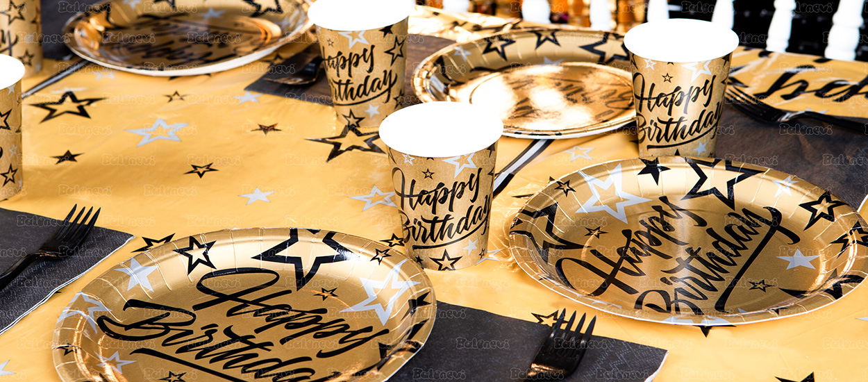 Golden Stars Party Set