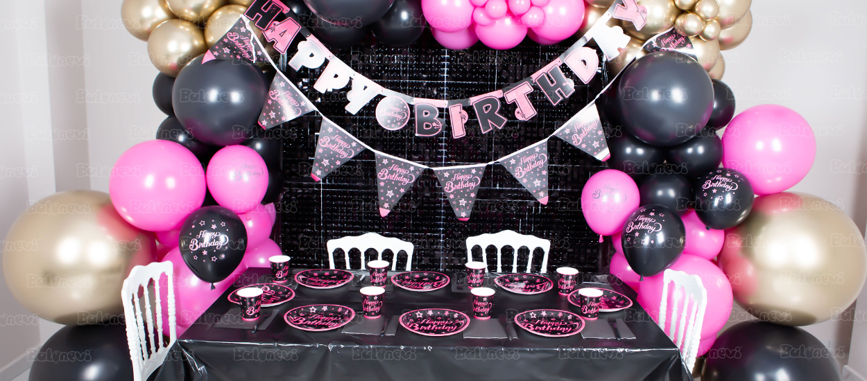 Pink Stars Party Set