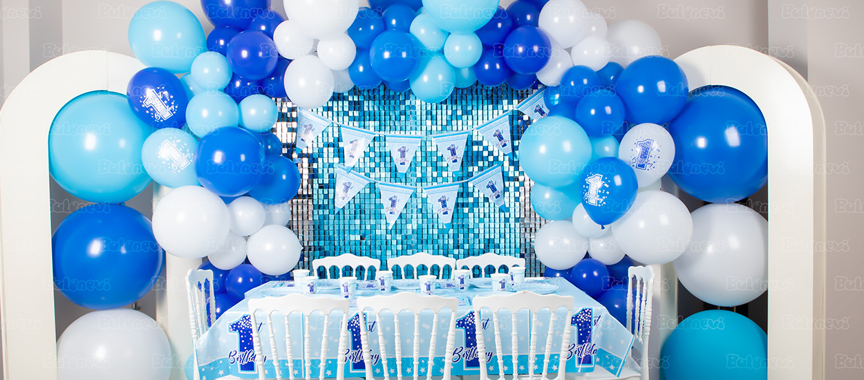 First Birthday Stars Boy Party Set