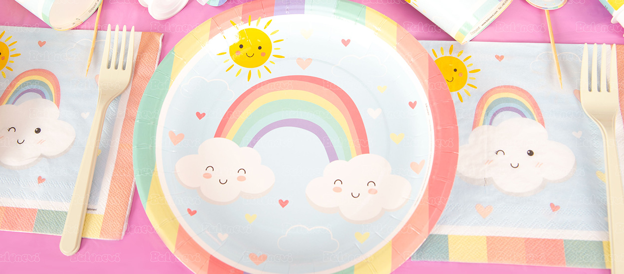 Rainbow Cloud Party Set