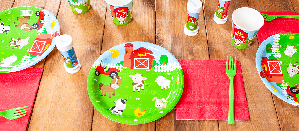 Farm Animals Party Set