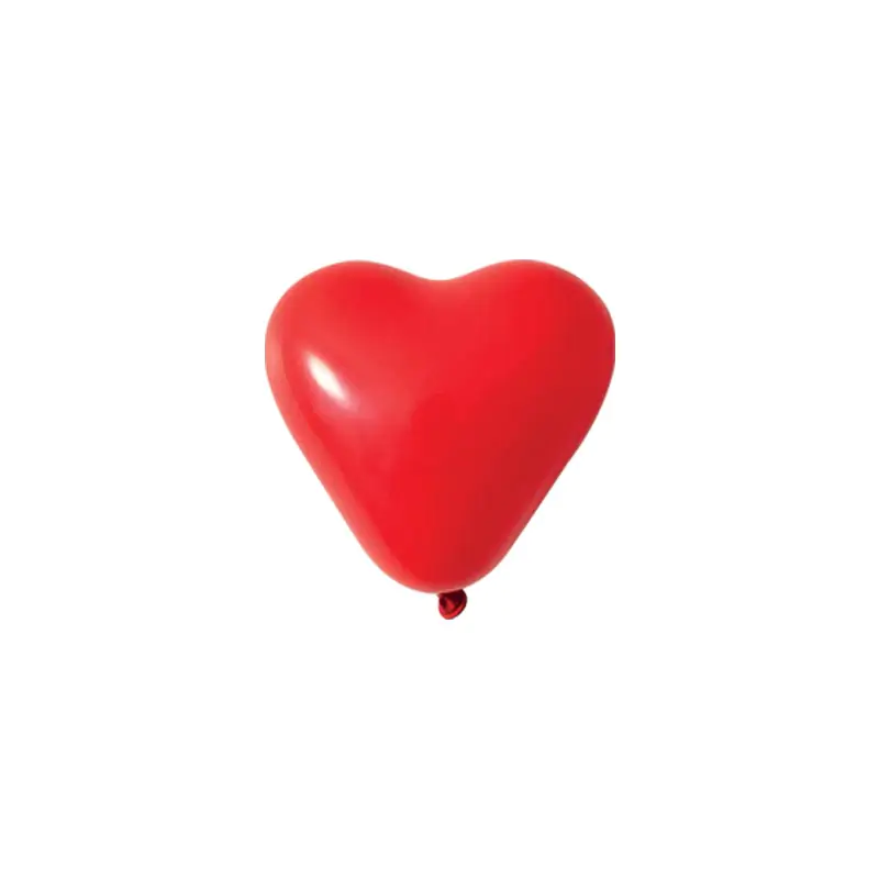 5" Pastel Red Heart Shaped Balloon